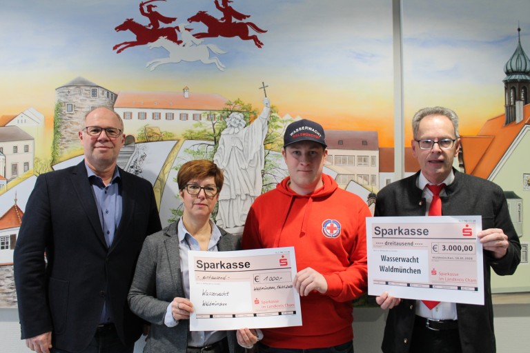 Spende Bau Wagner + Sparkasse